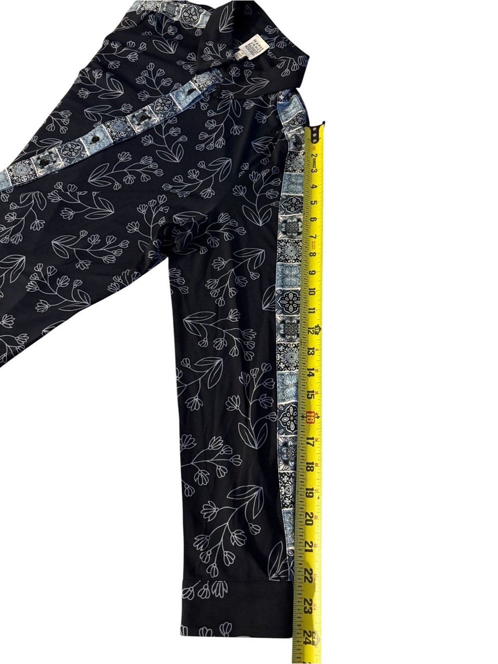 Badgley Mischka Mark & James Floral Button Front Blouse Size L - Picture 6 of 9